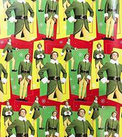Elf the Movie Wrapping Paper Gift Wrap with Gridlines (3.33 Feet Wide - 60 Square Feet)