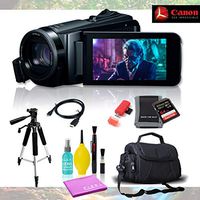 Canon Vixia HF W10 Waterproof Camcorder with 8 Piece Accessories Pro Bundle