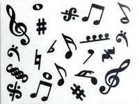 Music Symbols Eraser Pack of 4