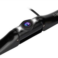 [One-Button Control Car Rear View Camera Night Vision] YIMU YM-4038 170° Viewing Angle Waterproof Auto Rearview Reverse Backup Camera HD for Vehicle License Plate Mount, Aluminum Alloy