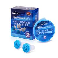 Qkiss 2 Pairs/set Anti Snoring Air Purifier Nose Breathing Apparatus Mini Nose Buds Snore Stopper(Blue)