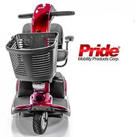 Pride Mobility - Victory 9 - Mid-Sized Scooter - 3-Wheel - Candy Apple Red