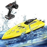 RC Boat for Adults & Kids,Stotoy High-Speed Electronic Remote Control Racing Boat for Pools and Lakes (Only Works in Water)
