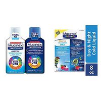 Cold Cough & Flu Mucinex Fast-Max All in One Day/Night Time with Children's Multi-Symptom Day/Night Liquid