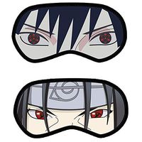 Anime Naruto COS Eye Patch Comfortable Sleeping Eye Shade Mask 2pcs/set (Uchiha Sasuke + Uchiha Itachi)
