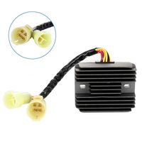 ECCPP Voltage Regulator Rectifier Fit for 2000 2001 2002 2003 2004 2005 Kawasaki Ninja ZX12R 2000 2001 2002 2003 Kawasaki Ninja ZX9R Rectifier Regulator