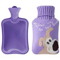 Soft Washable Rectangular Hot Water Bottle with Cover 2L - A16