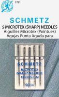 Microtex Sharp Machine Needles-Size 14/90 5/Pkg