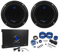 (2) PLANET AUDIO AC10D 10" 3000W Subwoofers+AC2000.2 2 Channel Amplifier+Amp Kit
