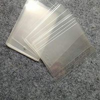 GOMYIE 100 Pcs Translucent Flat Cello Cellophane Treat Bags for Lollipop Chocolate Candy for Wedding Birthday Holiday Party(68cm)