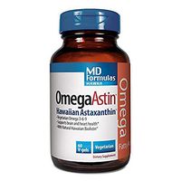 BioAstin Hawaiian Astaxanthin – MD Formulas OmegaAstin - 60 Vegan Soft gels (Pack of 2)