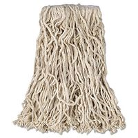 Economy Cut-End Cotton Wet Mop Head, 16oz, 1"" Band, White, 12/Carton, New