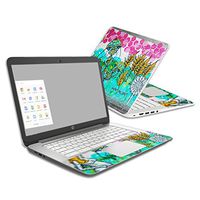 MightySkins Skin Compatible with HP Chromebook 14 (2014) - Mother Garden | Protective, Durable, and Unique Vinyl Decal wrap Cover | Easy to Apply, Remove, and Change Styles | Made in The USA