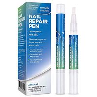 Aroamas Toenail Fungus Treatment, Nail Repair Pen Made in USA - Relieves Discomfort Caused by Fungus including Athlete’s Foot and Ringworm,Includes Undecylenic Acid 2 Pens