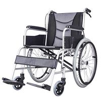 OCYE Wheelchair Transport Chair Ultra-Light, Medical Transport Wheelchair Folding Transport Chair, Suitable for The Elderly, Suitable for Travel, Storage Bag, 18-inch seat