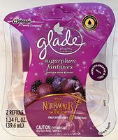10 Glade Sugarplum Fantasies Scented Oil Plugins Air Freshener Refill Nutcracker