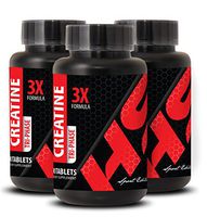Workout Supplements Weight Loss - CREATINE 3X Powerful Formula - Creatine for Mass Building - 3 Bottles 270 Tablets