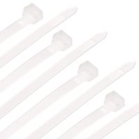 uxcell Nylon Cable Ties 20 Inch Self-Locking Zip Ties 0.2 Inch Width White 50pcs