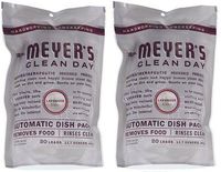 Mrs. Meyers.. Clean Day Automatic Dish Packs, Lavender, 20 ct, 3 un (2-(Pack))