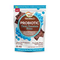 Healthy Delights Naturals,  Probiotic Dark Chocolate Bites, Digestive Support, Immune Health, Non-GMO, Gluten Free, 30 Ct