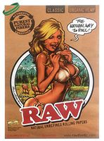 RAW Rolling Paper Poster"Artwork by Rockin' Jelly Bean" with Rolling Paper Depot Bracelet