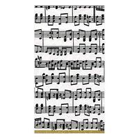 Caspari Musica Paper Guest Towel Napkins - 15 Per Package