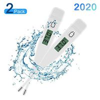 Oral Digital Thermometer, 2 Pack Ecomono Thermometer Adult LCD Display, Mouth Thermometer for Adults Baby, Body Temperature Thermometer for Fever Underarm Oral Rectal with Fast Accurate Readings