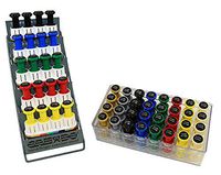 Digi-Flex174; Multi153; Hand Exerciser, Large Clinic Set, 5 Bases and 32 Buttons with Rack