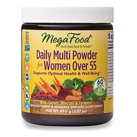 MegaFood, Daily Multi Powder for Women Over 55, Supports Optimal Health, Multivitamin and Mineral Supplement, Gluten Free, Vegetarian, 3.07 oz (60 Servings)
