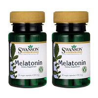Swanson Melatonin 500 mcg 60 Veg Capsules (2 Pack)