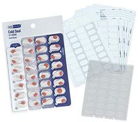 6 Pack Refill Set, Monthly Medication Cold Seal Blister Packs - Includes 6-1/2" Deep Blister Trays & 6 Cold-Seal Cards, Pill Blisters for Cold Seal Blister Pack System, Does Not Include Loading Tray