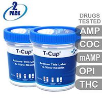 MiCare [2pk] - 5-Panel Multi Drug Test Cup (AMP/COC/mAMP/OPI/THC) #MI-TDOA-254