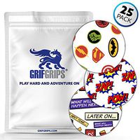 GrifGrips Extreme Formula - Spot Circle CGM Adhesive for Dexcom G6 (25-Pack) (Comic)