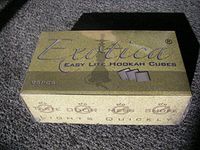 96 PC. Japanese Silver Japanese Style Hookah CHARCOAL COAL - Easy Lite Shisha Coals Exotica Rate #1