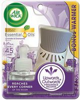 Air Wick plug in Scented Oil, Starter Kit, Lavender & Chamomile 1ct, Essential Oils, Air Freshener