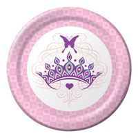 Her Highness 7" Dessert Plate, 8 Count
