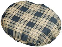 Hermell Products Convoluted Comfort Ring/Cushion, 18-Inch, Plaid Polycotton Cover