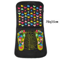 Chinese Reflexology Walk Stone Pain Relief Foot Leg Spa Massage Mat Health Care,70 * 35cm