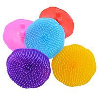 Custom Extra-3Pcs Silicone Hand Held Scalp Head Massager-Therapeutic Head Scratcher for Deep Relaxation-Reduce Stress-Relieve Aches and Pains-Good for Health (Random Color)