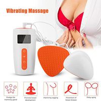 Electric Breast Vibrating Massager Chest Enlargement Enhance Massage Tool