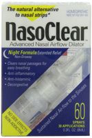 NasoClear Night Formula 60 Natural Nasal Spray Decongestant