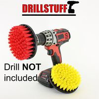 Cleaning Supplies - Drill Brush - Outdoor - Deck Brush - Concrete - Bird Bath - Hard Water Stain Remover - Bathroom Accessories - Shower Cleaner - Bathtub - Bath Mat - Flooring - Tile - Grout Cleaner