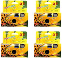 SunFlash Disposable Camera 35mm Film One Time Single Use D-10 Fresh 2020 (4-Pack)