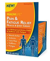 MagniLife Pain & Fatigue Relief Cream Fast-Acting Natural Homeopathic Topical Targets Muscle Aches, Soreness, Joint Pain, Stiffness & Fatigue - Soothing, Quick Absorption - 4oz