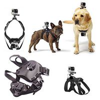 Fetch Dog Harness Chest Strap Mount for GoPro HERO 4 3+ 3 Black SJ4000 Camera Accessories Kit