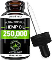 Hеmp Oil Drops 250,000mcg - Made in USA - Premium Hеmp Extract - Optimum Absorption & BIOAvailability - Anxiety & Stress Relief - Natural Hеmp Oil for Sleep & Mood Support - Omega 3 - Mint Flavor