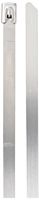 Panduit MLT14H-Q Pan-Steel Self-Locking Cable Tie, General Purpose, Heavy Cross Section, AISI 304 Stainless Steel, 14.0" Max Bundle Diameter, 0.50" Min Bundle Diameter, 450lbs Min Tensile Strength, 0.010" Thickness, 0.31" Width, 45.5" Length (Pack of 25)