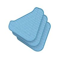 Ultra-Absorbent Triangle Replacement Mop Pads for PureClean XL Rolling Steam Cleaner with New Triangle Mop Head — 3 Pack