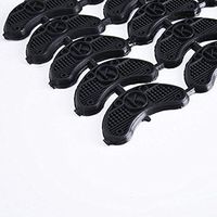 ROSENICE Back Heel Pads Grips Liners Heel Cushion Cups for Foot Care 20pcs (Black)