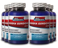 Sport Supplements Fat Burners for Weight Loss - Hoodia Gordonii Cactus 2000mg Diet 360 Tablets - Burn Fat Faster with Herbal Hoodia Gordonii Extract (6 Bottles)